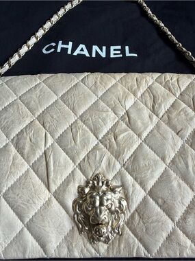 Chanel Rare Vintage Leo Lion Calfskin Bag